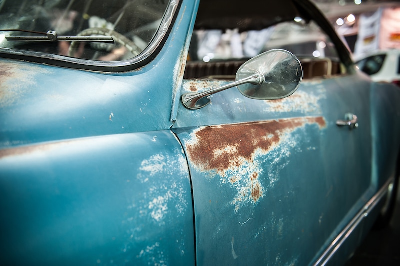 rust on car