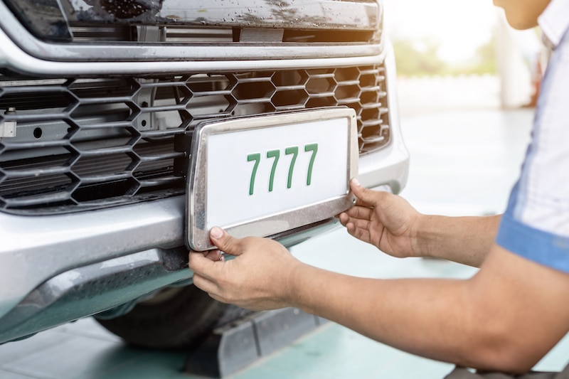 what happens to number plates when a car is scrapped